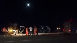 Uşak’ta trafik kazası: 1 ölü, 1 yaralı