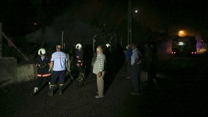 Ankara’da gecekondu alevlere teslim oldu