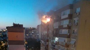 İzmir’de ev yangını!