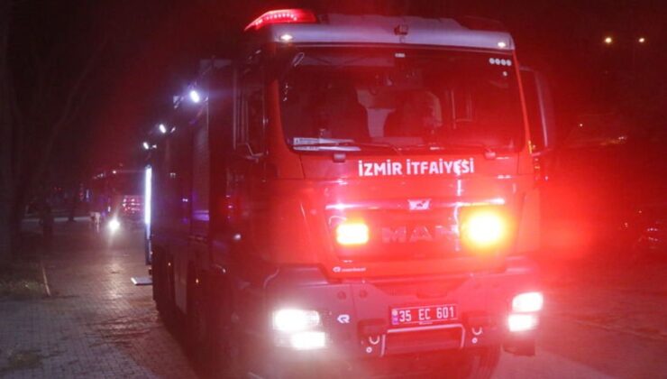İzmir’de evde yangın paniği