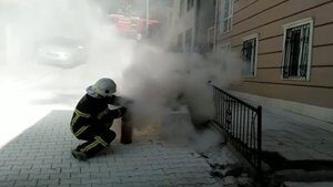 Kırıkkale’de trafo yangını!