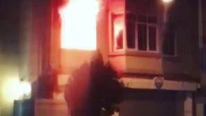 Kırgızistan İstanbul Başkonsolosluğu binasında yangın