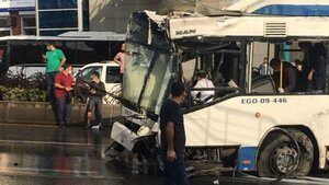 Ankara’da belediye otobüsü kazası