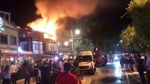 Bodrum’da butik otelde yangın paniği