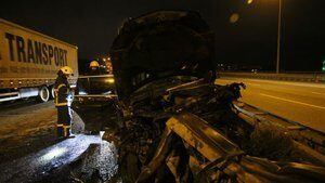 TEM Otoyolu’nda kaza: Uzun araç kuyrukları oluştu