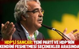 HDP’li Sancar: Yeni parti ve HDP’nin kendini feshetmesi seçenekler arasında