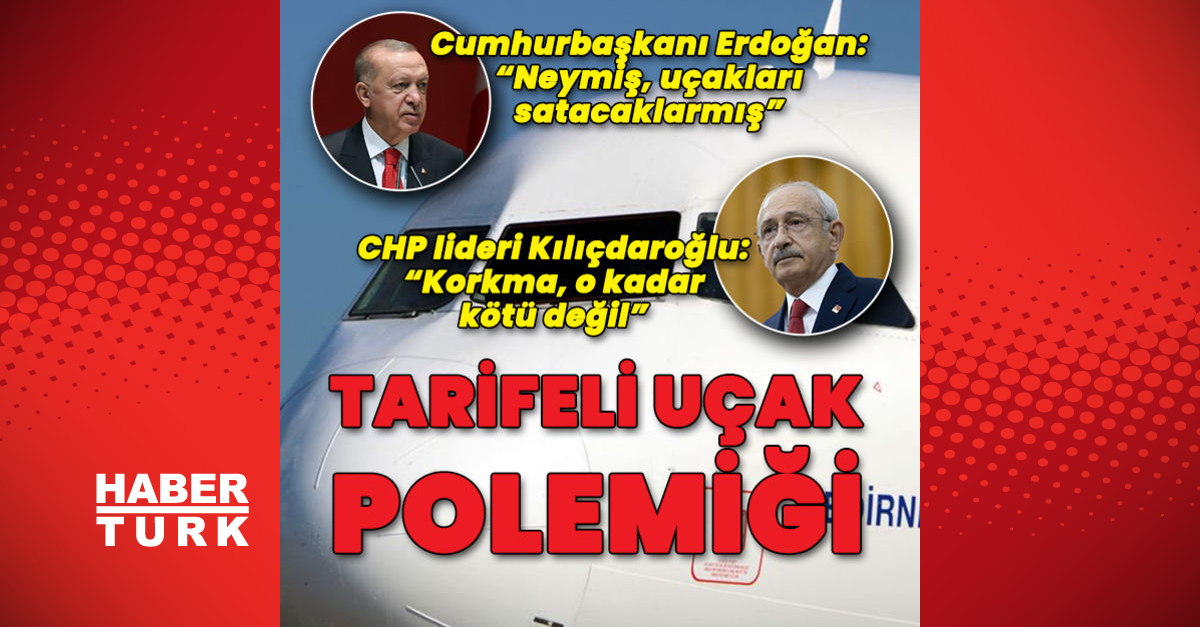 Tarifeli uçak polemiği