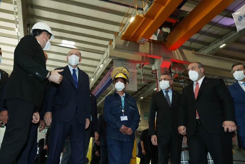 Cumhurbaşkanı Recep Tayyip Erdoğan, Ankara 2. Organize Sanayi Bölgesi'nde 26 yeni fabrika ve altyapıların açılış törenine katıldı.