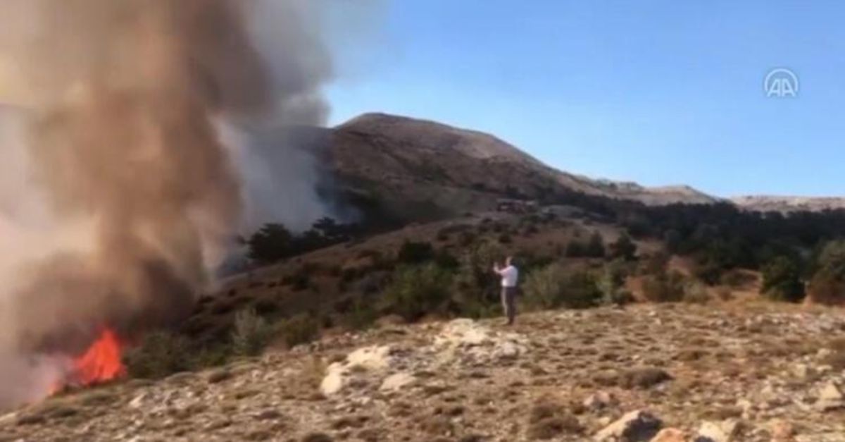 Ankara’da orman yangını! Müdahale devam ediyor