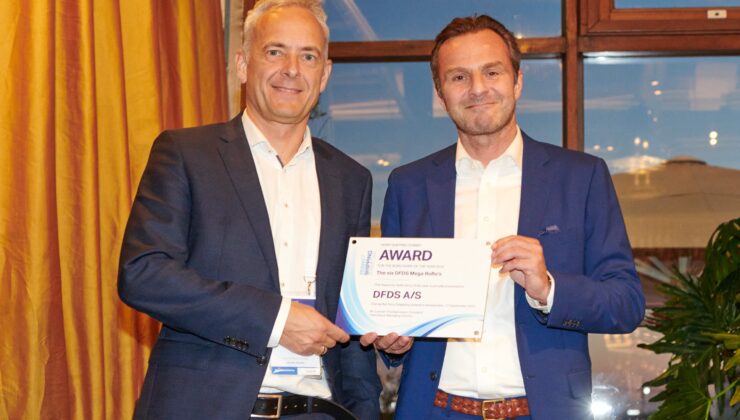 DFDS gemisine “Avrupa Feribot Denizcilik” Zirvesi’nde uluslararası ödül