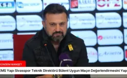 EMS Yapı Sivasspor Teknik Direktörü Bülent Uygun Maçın Değerlendirmesini Yaptı