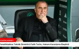 Panathinaikos Teknik Direktörü Fatih Terim, Hakem Kararlarını Eleştirdi