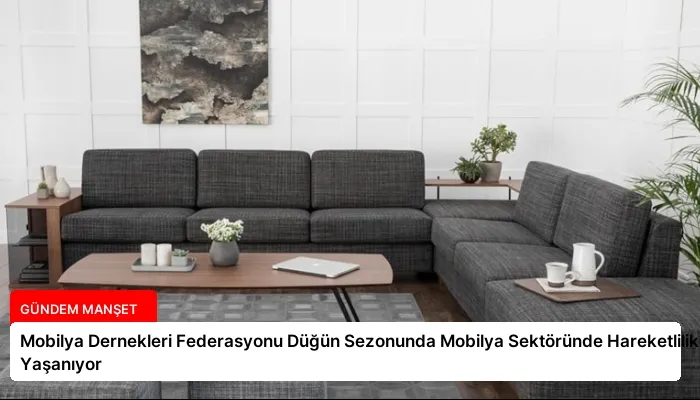 Mobilya Dernekleri Federasyonu Düğün Sezonunda Mobilya Sektöründe Hareketlilik Yaşanıyor
