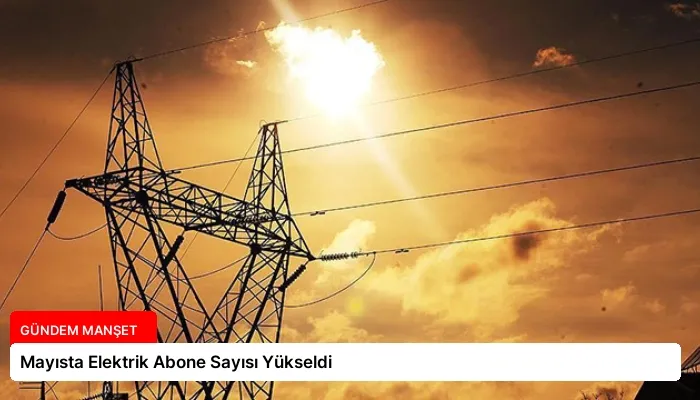 Mayısta Elektrik Abone Sayısı Yükseldi
