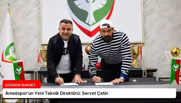 Amedspor’un Yeni Teknik Direktörü: Servet Çetin