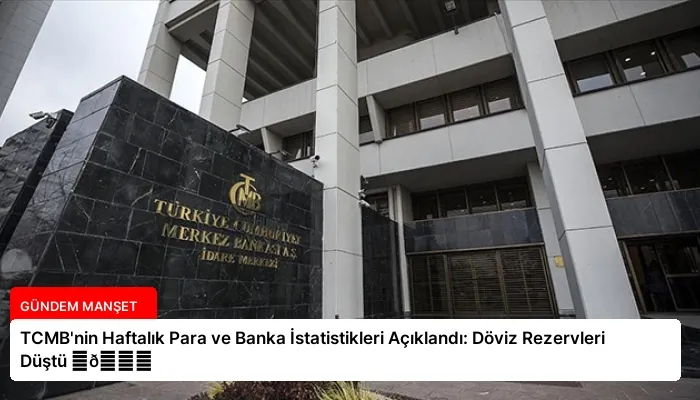 TCMB’nin Haftalık Para ve Banka İstatistikleri Açıklandı: Döviz Rezervleri Düştü ⏬👇