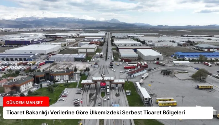 Ticaret Bakanlığı Verilerine Göre Ülkemizdeki Serbest Ticaret Bölgeleri