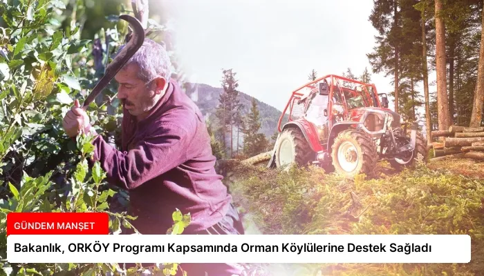 Bakanlık, ORKÖY Programı Kapsamında Orman Köylülerine Destek Sağladı