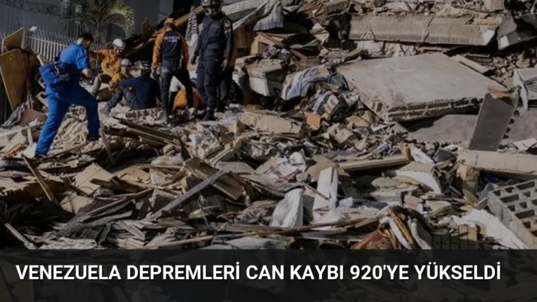 Venezuela Depremleri Can Kaybı 920’ye Yükseldi