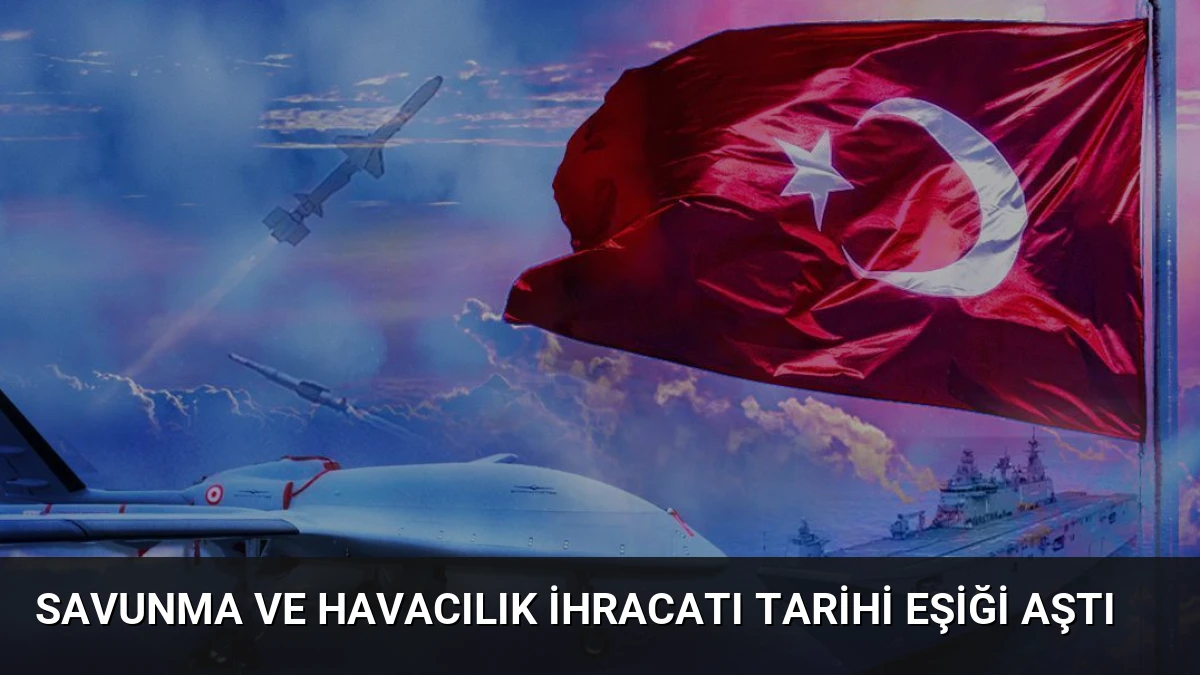 Savunma ve Havacılık İhracatı Tarihi Eşiği Aştı