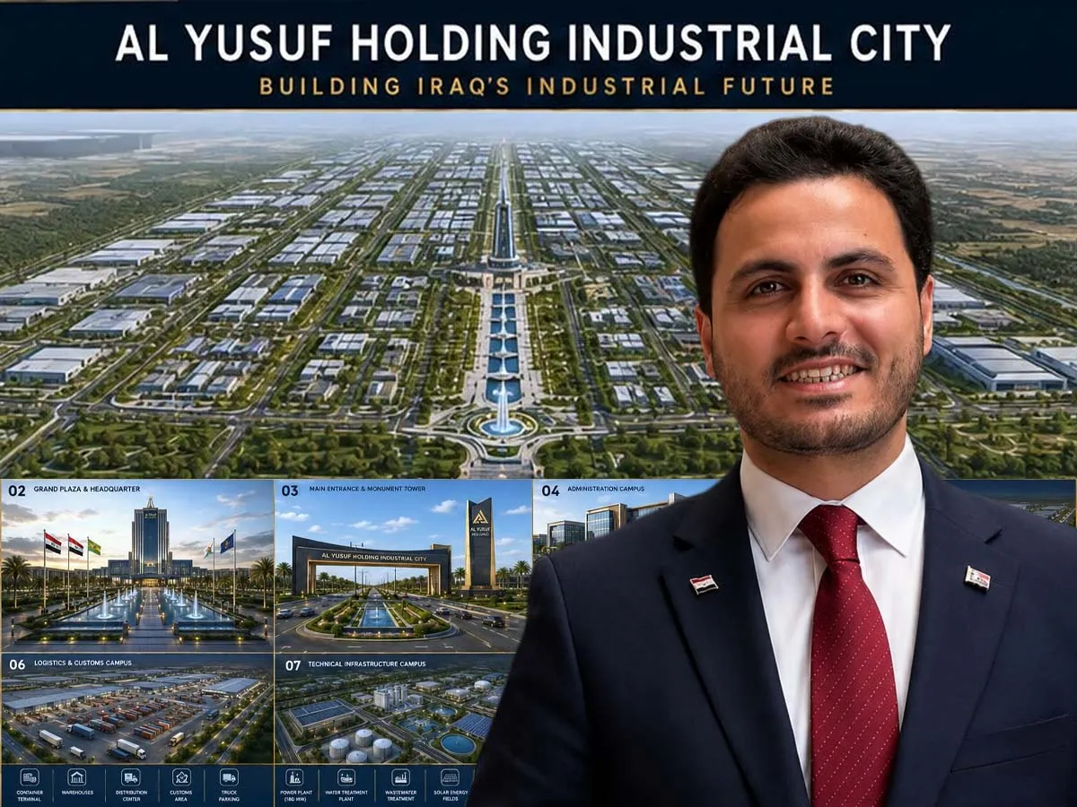Türkiye ve Irak’taki Dev Projelerin Mimarı Ahmet Hasan Salim Beyoğlu, 10 Milyon Metrekarelik “Al Yusuf Holding Industrial City” Projesini Hayata Geçirecek