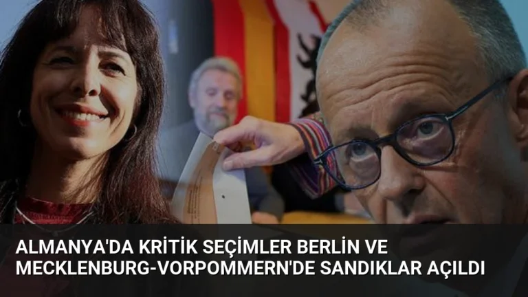 Almanya’da Kritik Seçimler Berlin ve Mecklenburg-Vorpommern’de Sandıklar Açıldı