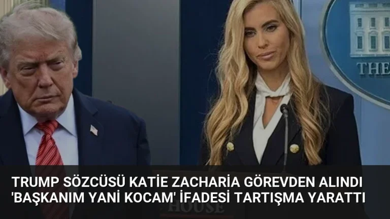 Trump Sözcüsü Katie Zacharia Görevden Alındı ‘Başkanım Yani Kocam’ İfadesi Tartışma Yarattı